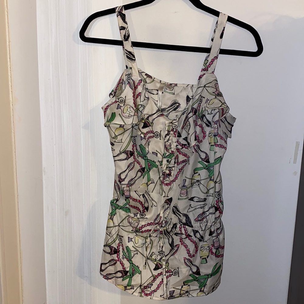 Graphic blouse